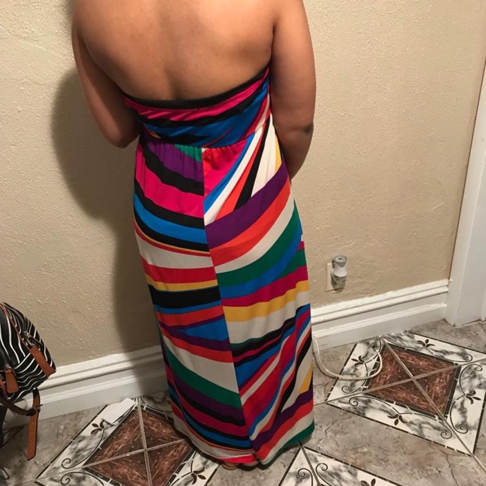 Multi colored maxi dress